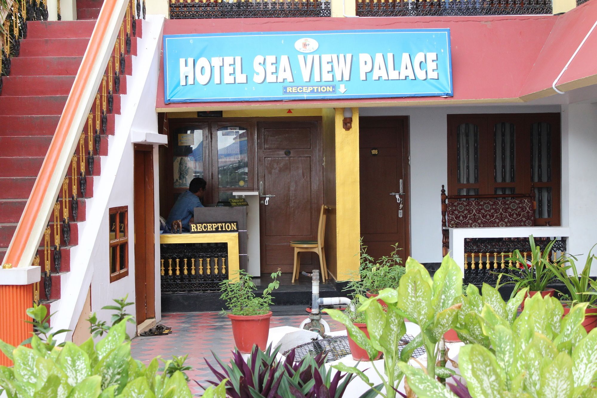 Hotel Sea View Palace - The Beach Hotel, Kovalam Ngoại thất bức ảnh